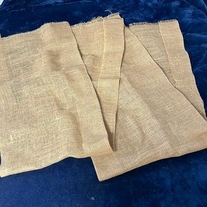 2 Pc Burlap Runners